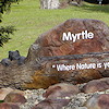 Myrtle Creek entrance sign